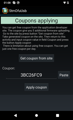 Coupon apply activity